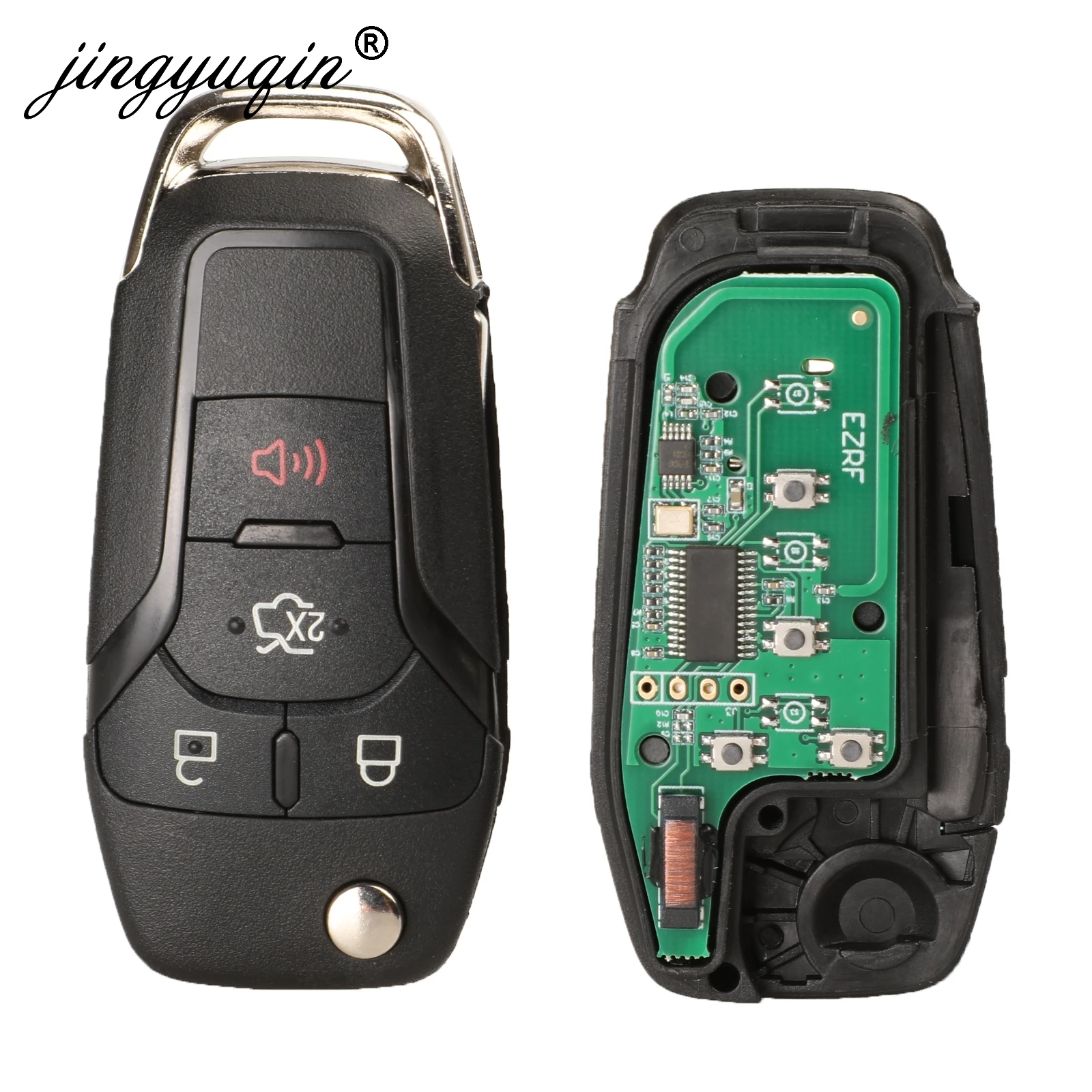 US $64.93 jingyuqin 5pcs N5FA08TAA Smart Remote Flip Key 315MHz for Ford Fusion 20132016 ID49 Keyless Entry Fob 4 Buttons