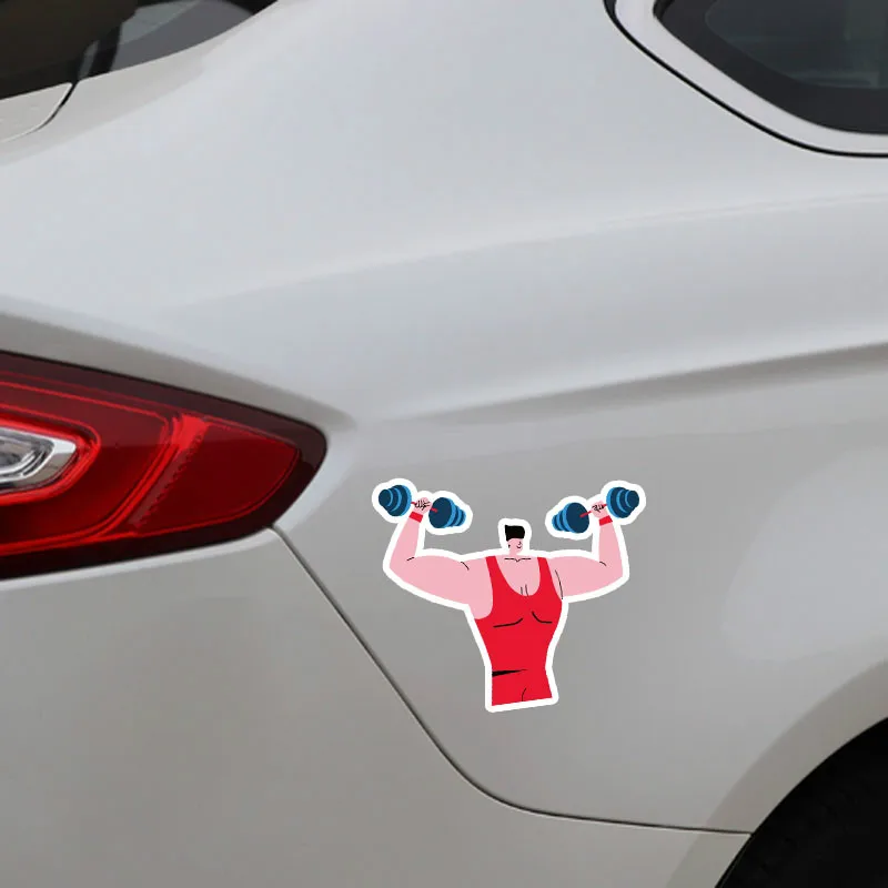 EBdecal крутые спортивные упражнения Тяжелая атлетика для авто