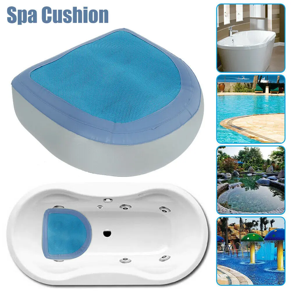 2PCS Home Spa Seat Booster Inflatable Spa Cushion Hot Tub Accessories