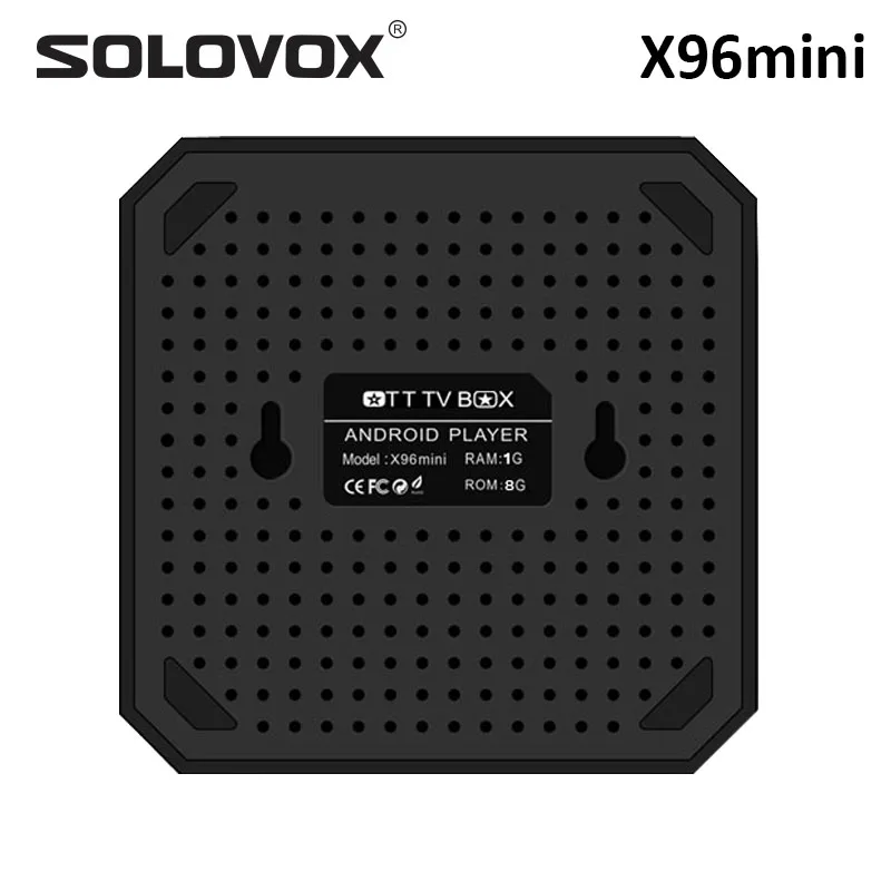 SOLOVOX X96 мини тв приставка ос Android 7,1 смарт тв приставка 2 гб 16 гб четырехъядерный процессор Amlogic S905W 2,4 ггц WiFi приставка 1 гб 8 гб X96mini