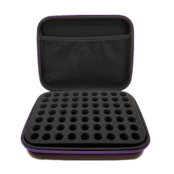 

63 Bottle Essential Oil Case1-3ML Perfume Oil Essential Oil Storage Bag Portable EVA Travel Carrying Holder Nail Polish Organize