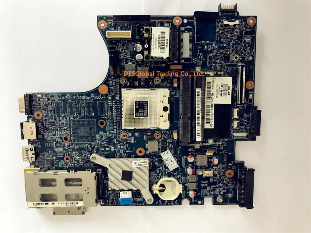 Для hp ProBook 4520s 4720s материнская плата ноутбука HM57 598667-001 DDR3 M/B системная плата H9265-2 48.4gk06041 полностью протестирована