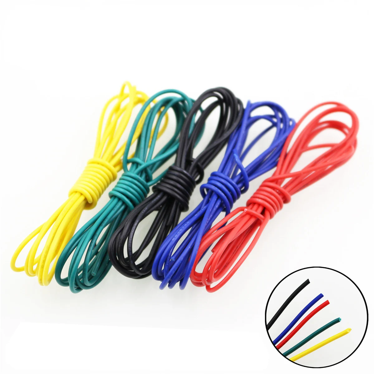 Провод и кабель из луженой меди 10 цветов 100/50/30/10 м UL 1007 18 AWG | Обустройство дома