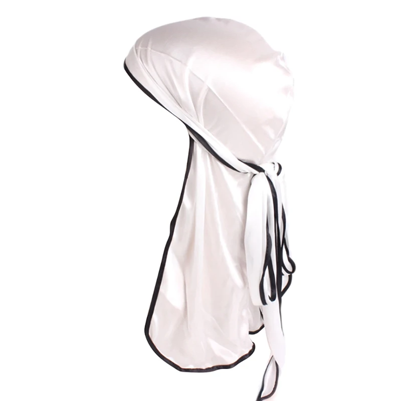 Аксессуары для одежды пляжная кепка Doo Rags с длинным хвостом шелковистый тюрбан колпак для головы бандана головной убор