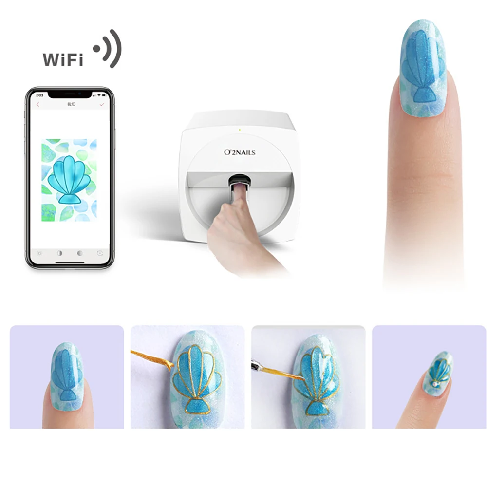 Impresora de uñas O2 nails – Color Lab