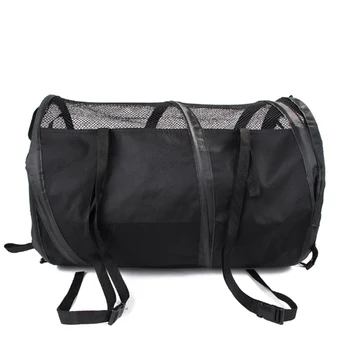 

Portable Pet Black Tent Carriers Foldable Car Pet Mat Back Seat Tent Breathable Waterproof Dog Cage Shape Travel Accessory New