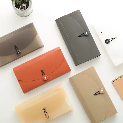 

New Classified Sorter Document Bag PVC Bag Multi Pocket File Folder Organizer For Document Invoice Bills Organizer Document Bags