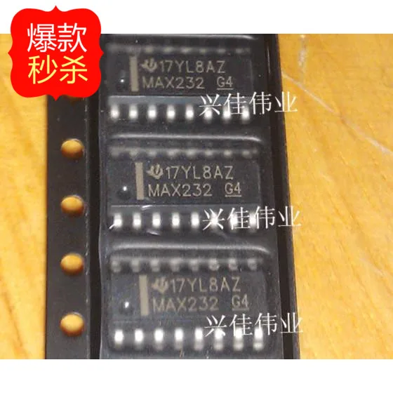 10 Pièces ICL3232CBNZ - Circuit Intégré RS-232 SOP16 - Neuf - Sans Marque - Origine Chine