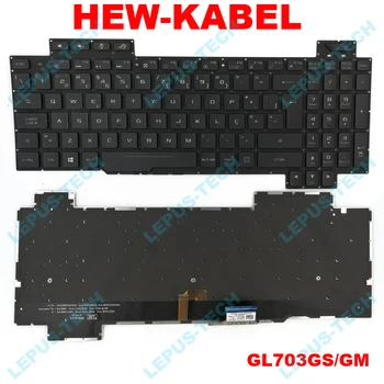 

Portuguese PO Keyboard for ASUS ROG GL703 GL703G GL703GS GL703GM Portuguese keyboard with backlit Keyboard