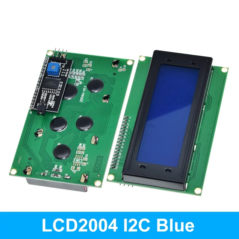 ЖК дисплей 2004 + I2C 20x4 2004A синий/зеленый экран HD44780 символьный дисплей/w IIC/I2C