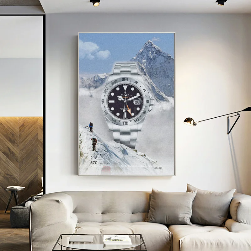 Настенные плакаты Rolex для мужчин художественные принты на холсте настенные