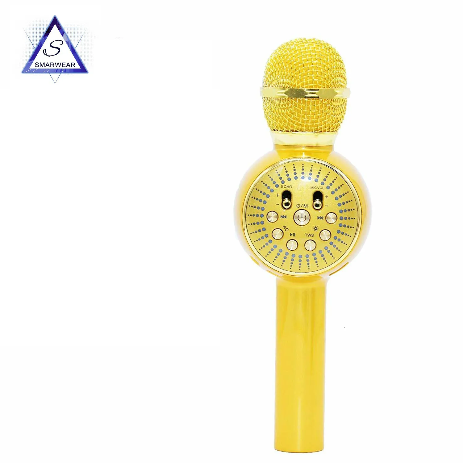 

Bluetooth Microphone Machine With Speaker Wireless Singing Mic With Led Lights Perfect For Pop Rock N Roll Parties Solo Parties