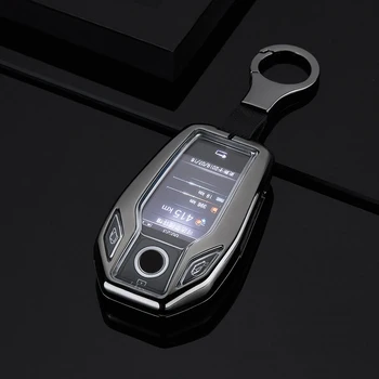 Cover chiate/telecomando per BMW Serie 5/7 6GT BMW X5 X3 X4 X7 G12 G30 G31 G32 i8 per BMW LED Display portachiavi