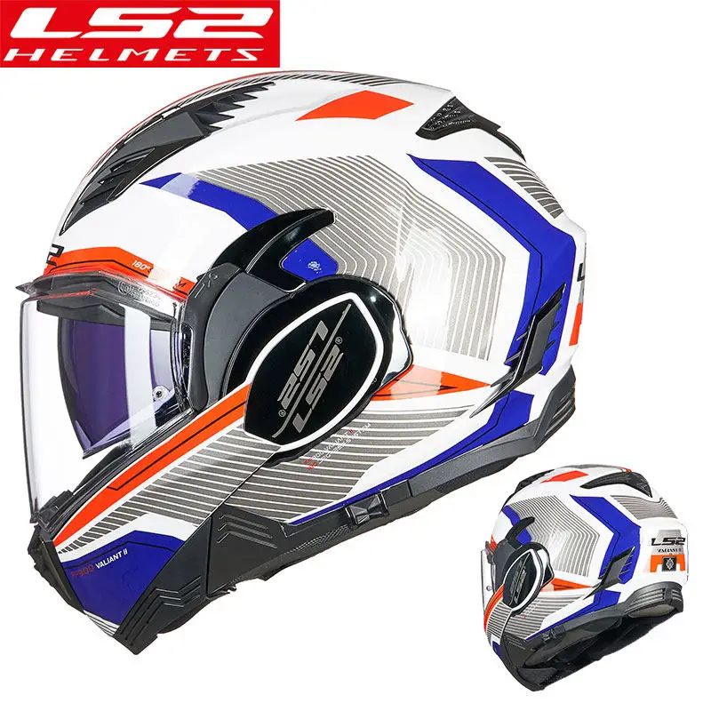 Capacete de moto LS2 FF900 motorcycle helmet ls2 valiant 2 back somersault  helmets casco casque|Helmets| - AliExpress