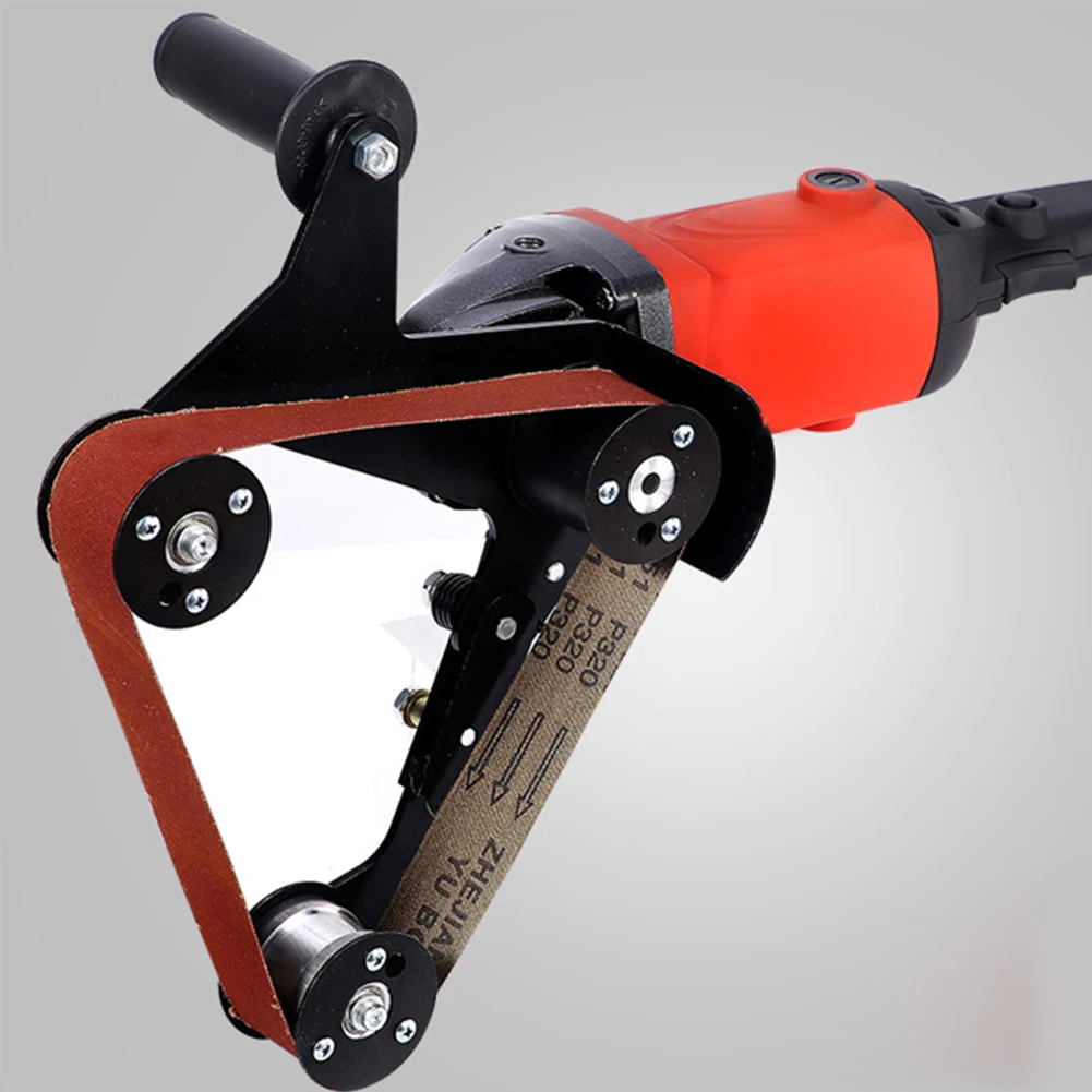 Трубчатый ленточный шлифовальный станок, угловой адаптер шлифовальной машины, подшипник, шлифовальный инструмент, кронштейн, профессиональные аксессуары из алюминиевого сплава