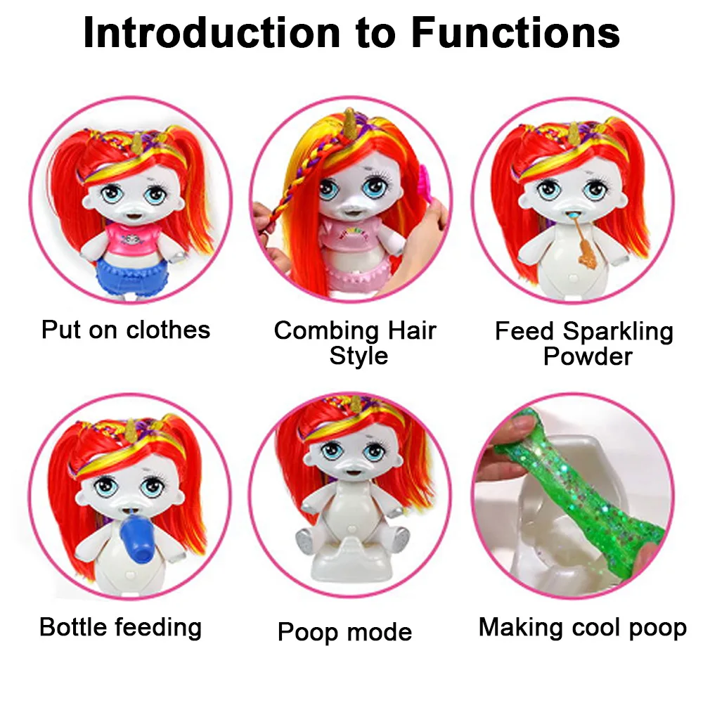 Poopsie Slime Surprise Unicorn 31cm Big Size Poopsie Slime Licorne Unicorn Squishy Stress Reliever Toys