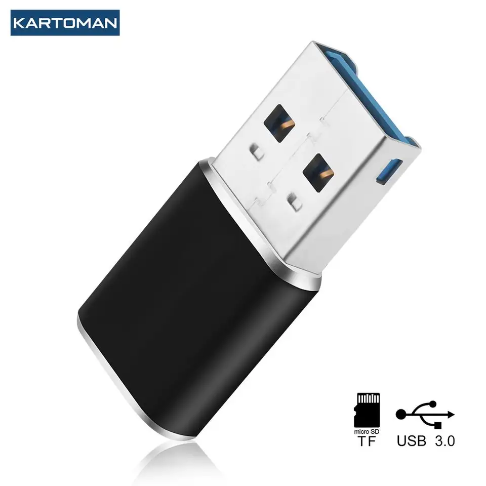 Portable USB 3.0 Micro SD Card Reader Adapter
