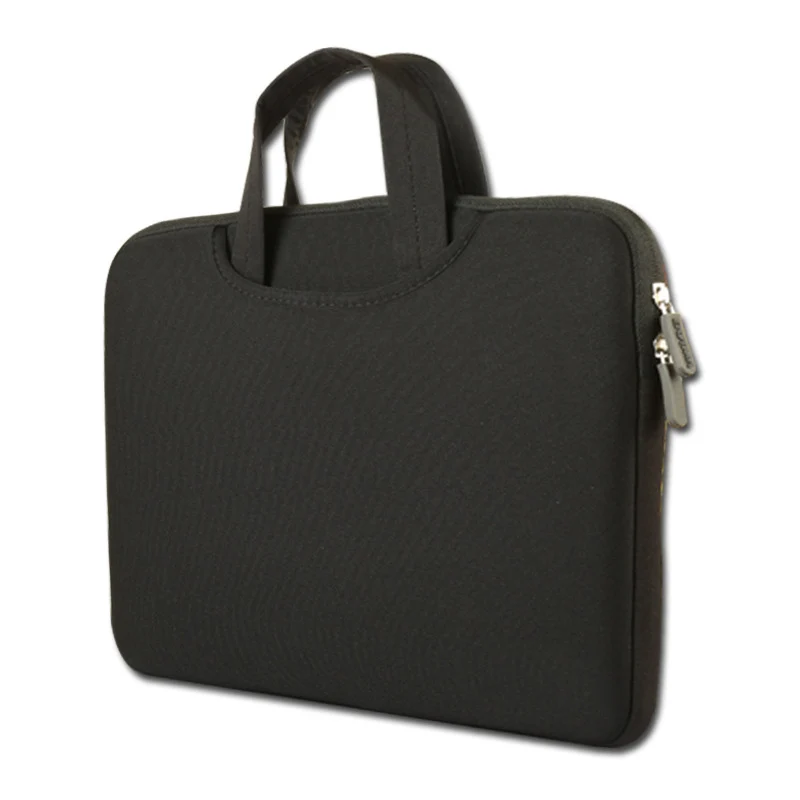 Сумка для ноутбука lenovo Dell hp Asus vivobook 13,3 ''14'' 15,6 ''15 дюймов сумка для ноутбука защитный чехол - Цвет: Черный