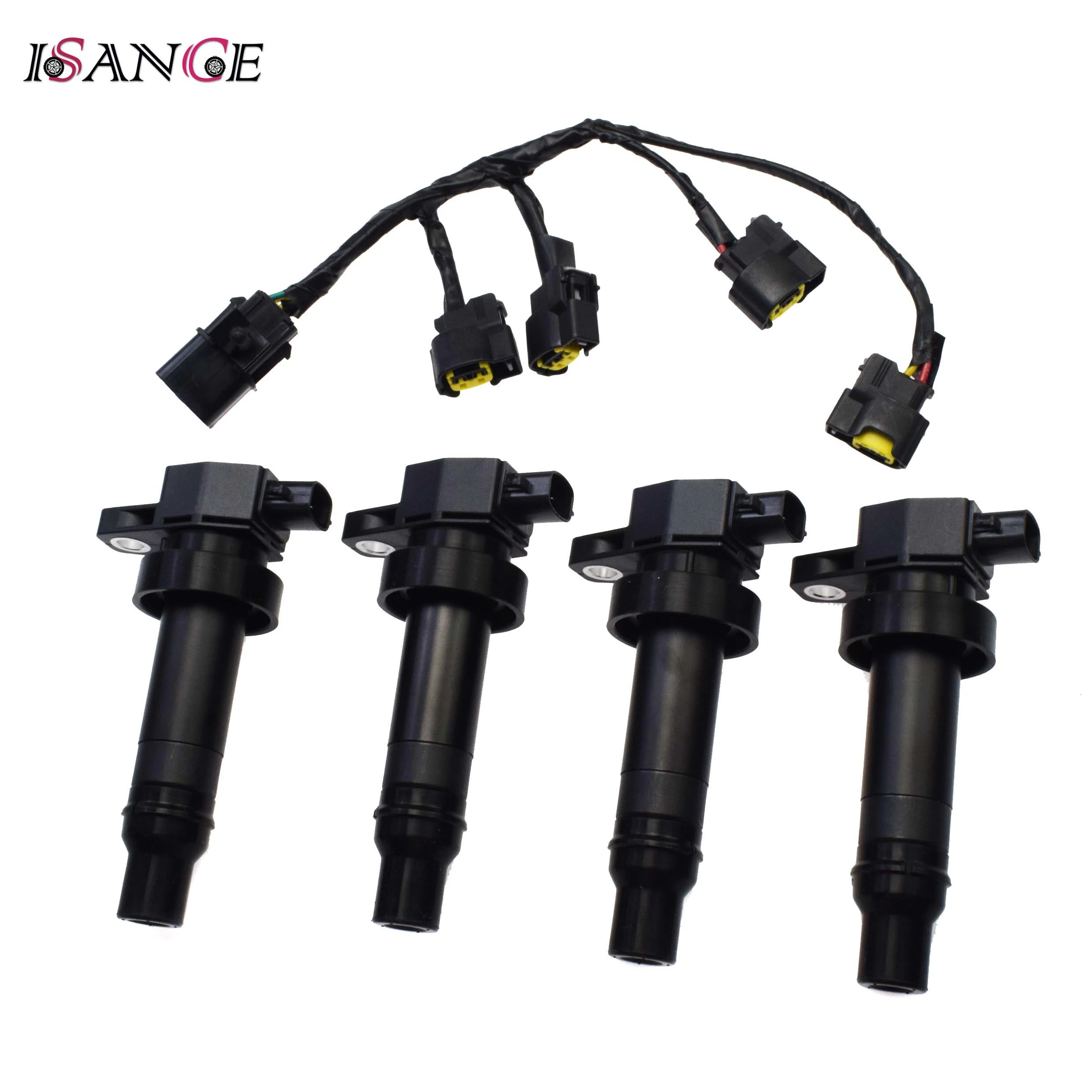Ignition Coil Pack & Wiring Harness Plug Connector For Hyundai Kia