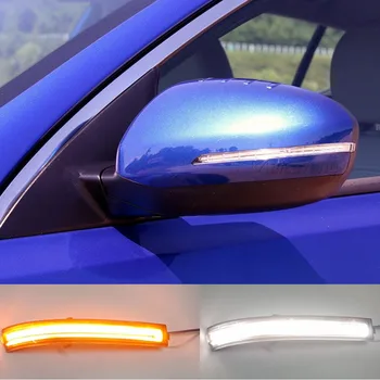 

2PCS Side Wing Dynamic Indicator Blinker LED Turn Signal Light For Kia Optima K5 TF 2011 2012 2013 2014 2015 Yellow White