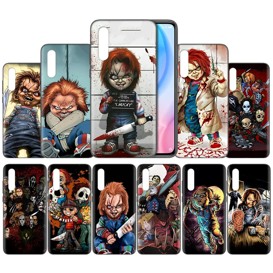 

Film Movie Horror Icon CHURSE Pattern Silicone Case Capa Coque for Xiaomi Mi A1 A2 A3 Lite Mi8 5X 6X 9T CC9 CC9E Pocophone F1