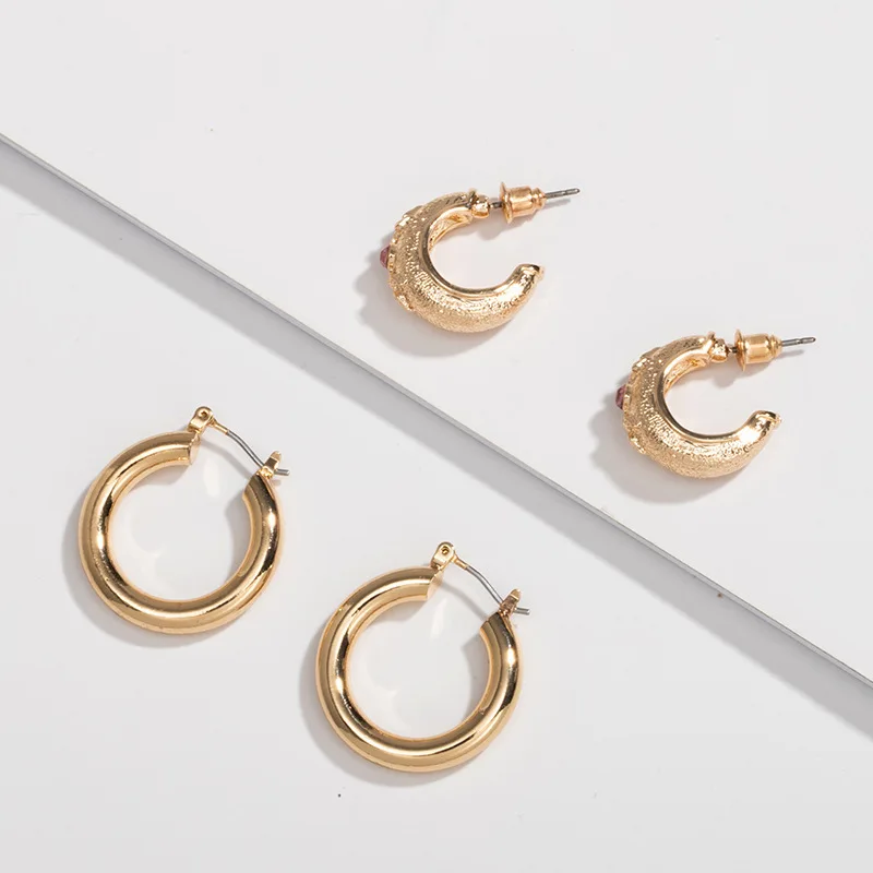 Серьги в Европе и США продаются большие серьги INS холодный ветер сетка красные