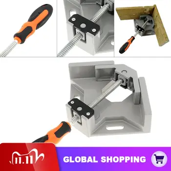 

Single Handle 90 Degree Aluminum Alloy Right Angle Clip Woodworking Frame Folder Glass Right Angle Tool