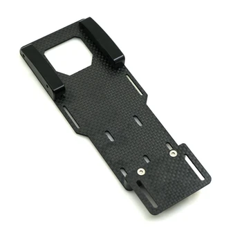 

1/10 RC Crawler Battery Bracket Carbon Fiber Battery Relocation Plate for Axial SCX10 II Ax90046