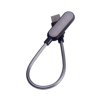 

Bedroom Study Reading Lamp Notebook Computer USB Port Desk Decor Gift Laptops Flexible For Students Travel Mini Book Light