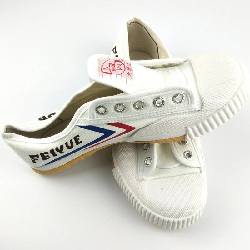 Feiyue обувь классическая китайская кунг-фу тхэквондо ушу кроссовки для тайчи поле марафон Тренажерный зал Бег Обучение дышащая парусиновая обувь