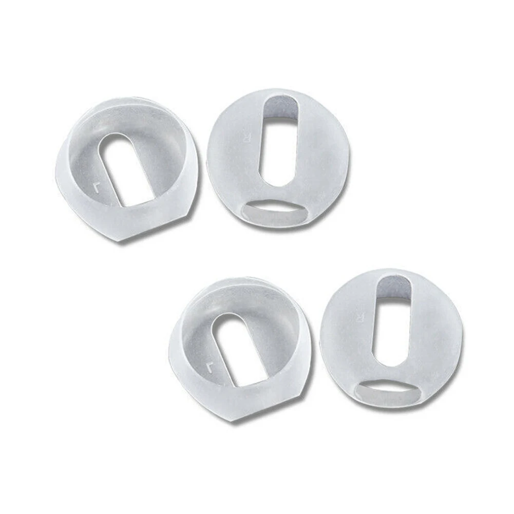 2 Pair Silicone Anti-Slip Earphone Protective Cover Case Eartips for Air-pods 1 2