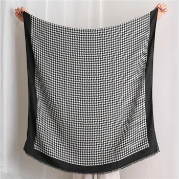 

2020 New Style Cotton Scarf Women's Autumn & Winter Versatile Silk Scarves Long Shawl Warm winter scarf women