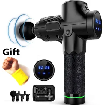 

Deep Tissue Vibration Massager Electric Muscle Massage Gun w/ Wrist Straps