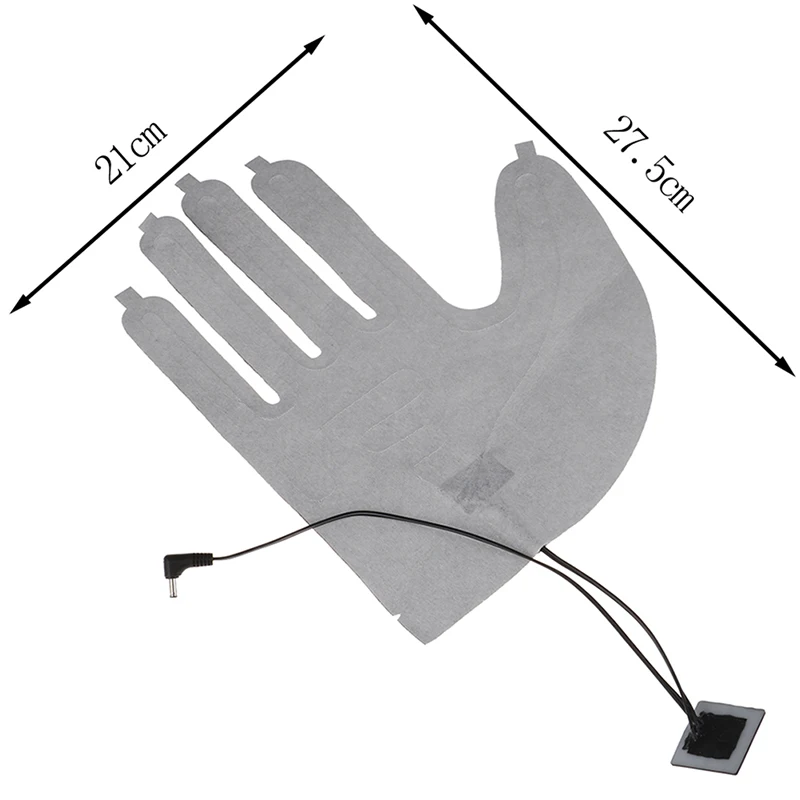 5 в электрическая портативная складная нагревательная перчатка Мотоциклетные Перчатки Adjsutable зимние уличные теплые перчатки для пальцев аксессуары
