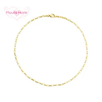 

Mavis Hare LOLI Bracelet Stainless Steel Square chain Sleek & chic Bracelet as Christmas Day Best Gift