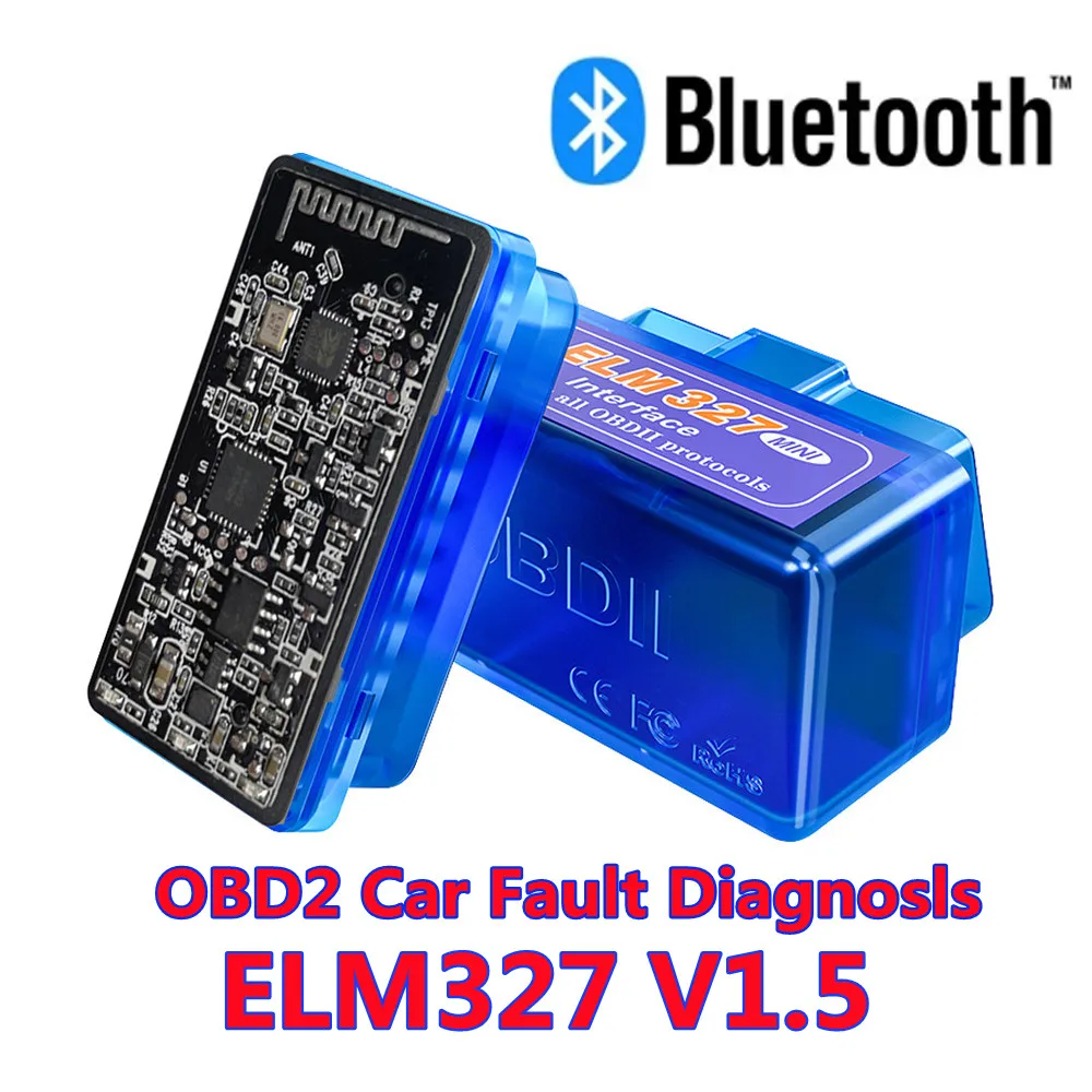 Mini Elm327 Bluetooth V1.5 OBD2 Elm 327 V 1.5 OBD 2 Voiture Scanner De  Diagnostic Outil Elm327 OBDII Auto Adapter Loutil De Diagnostic Du 6,39 €