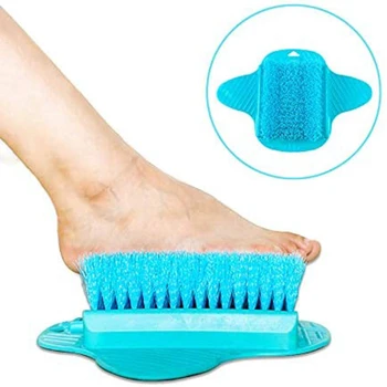 

Shower Foot Scrubber Foot Brush Bristles Deep Clean Exfoliating Feet Cleaner Scrub Massager Spa for Shower