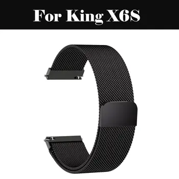 

Men Milanese Watch Band Link Bracelet Wrist Strap 20 22mm Mesh Stainless Steel Female 20mm 22mm Milanese Watchband For King X6S