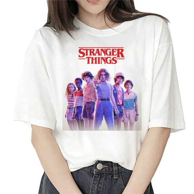 Футболка stranger things 3 t Eleven, женская новая футболка, футболка Stranger Things, хипстерские футболки, графическая футболка, женская футболка с буквенным принтом - Цвет: 1210