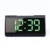 Led Alarm Clock Digital Child Electronic Alarm Clocks Curved Screen Mirror Temperature Clock with Snooze Function Desk Clock 15