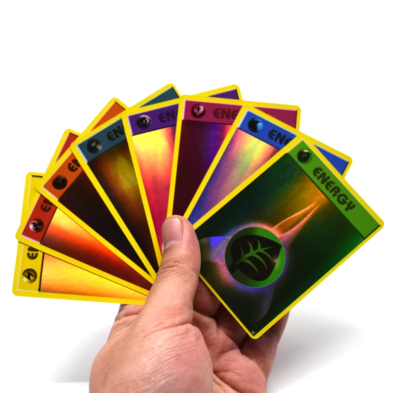 A Pokemon 45 Basic Energy Cards Collection - 5 Pieces per Variety Energy  Cards + 50 Arkero-G® Standard Soft Sleeves (Card Sleeves): : Toys