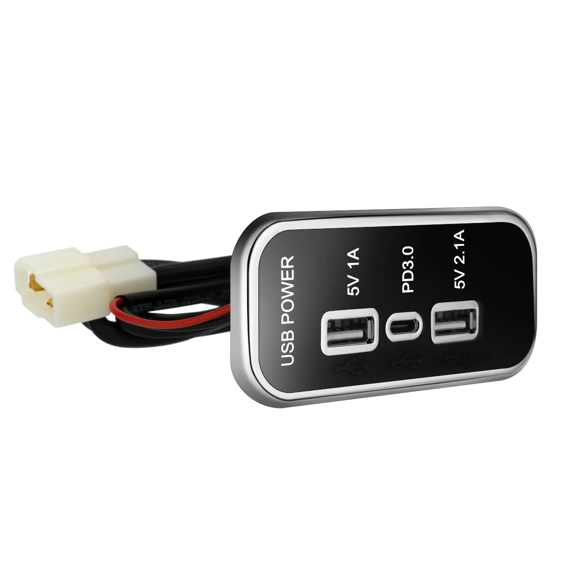 12/24V 18W PD tipo C 2.1A 1A USB 3 slot presa per caricabatterie per Auto per moto Auto camion barca RV Bus 3 porte di ricarica adattatore di alimentazione  34