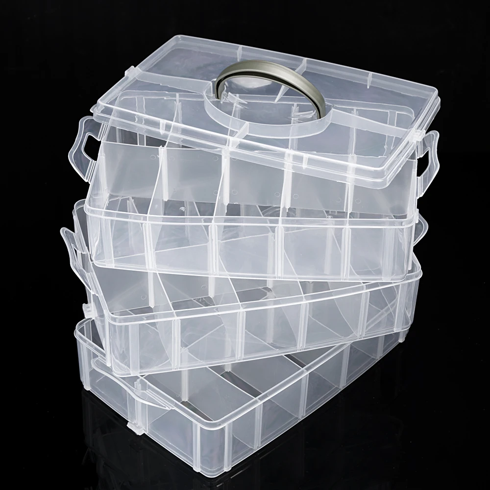 Пластиковый контейнер для хранения игрушек колец ювелирных изделий|plastic storage box|box