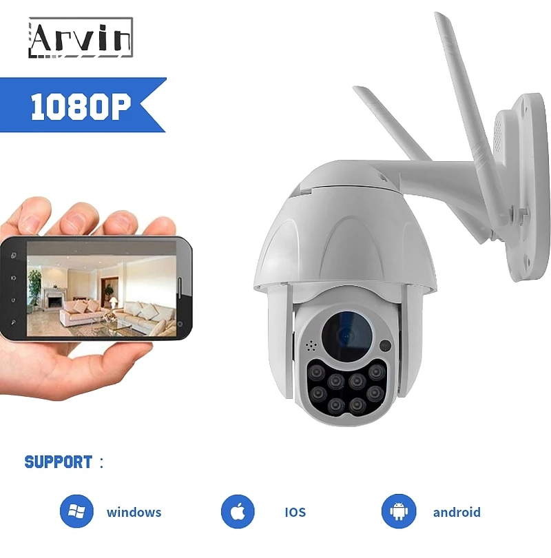 Наружная ip-камера H265X 1080p скоростная купольная камера видеонаблюдения s PTZ wi-fi камера 2MP IR Surveilance Camara IP Wifi Внешняя IP150