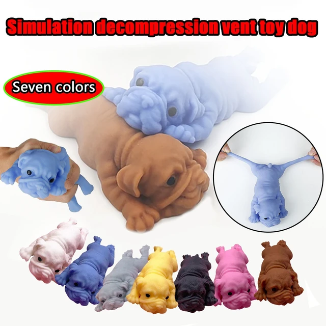 Cute Cartoon Dog Squishy Creative Puppy Decompression Vent Male And Female Collection Toy Игрушки Для Детей - Squeeze Toys - AliExpress