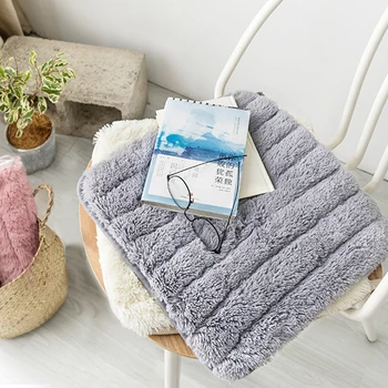 

Thicken Plush Cushion Chair Cushion Seat Cushion Home Winter Student Seat Cushion Butt Office Stool Dining Chair Cushion