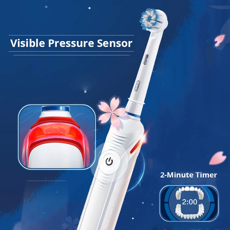 Электрическая зубная щетка Oral B 3D Sonic PRO 4000 для взрослых перезаряжаемая