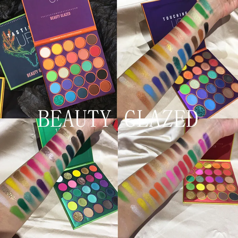 BEAUTY GLAZED TOUCHING/DREAMING UP/TASTING UP Antlers Eyeshadow Palette Long lasting Matte Glitter Makeup |