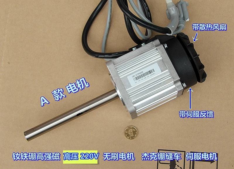 220V DC резистор высокое напряжение высокая NdFeB магнитный бесщеточный мотор сервоприводах(Джек трамвай) мотор