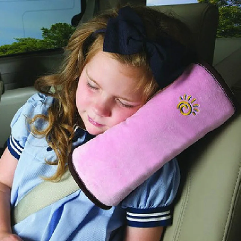 

Seat Belt Covers for Kids Adjust Vehicle Shoulder Pads Pillow Plush Soft Auto Seatbelt Strap Pad Cover Neck Support for Children